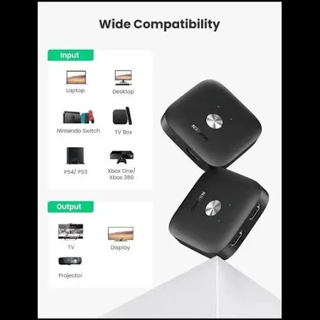 UGREEN HDMI SWITCHER 2 IN 1 OUT  4KX2K@60HZ 80126 thumbnail 19