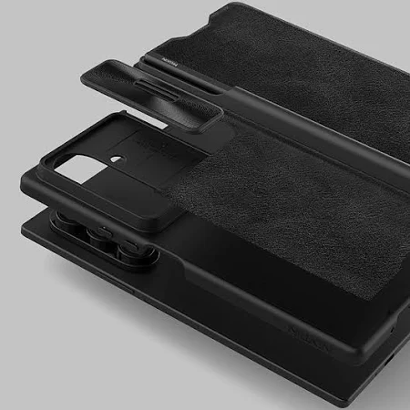 NILLKIN SAMSUNG GALAXY Z FOLD 7 QIN PRO LEATHER CASE BLACK thumbnail 2
