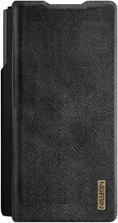 NILLKIN SAMSUNG GALAXY Z FOLD 7 QIN PRO LEATHER CASE BLACK thumbnail 4