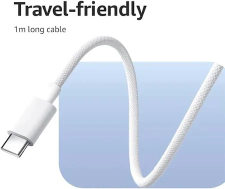 MI XIAOMI 6A BRAIDED USB-C TO UCSB-C CABLE 2M WHITE K36350 thumbnail 11
