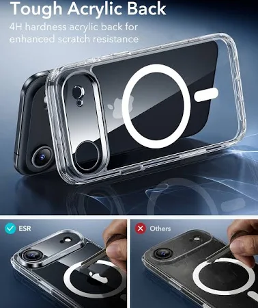 ESR CLASSIC HYBRID MAGNETIC CASE CAM CONTROL COMPATIBLE WITH IPHONE 17 AIR CLEAR thumbnail 14