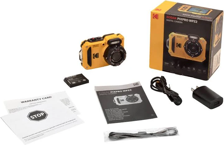 KODAK PIXPRO DIGITAL CAMERA YELLOW WPZ2 thumbnail 11
