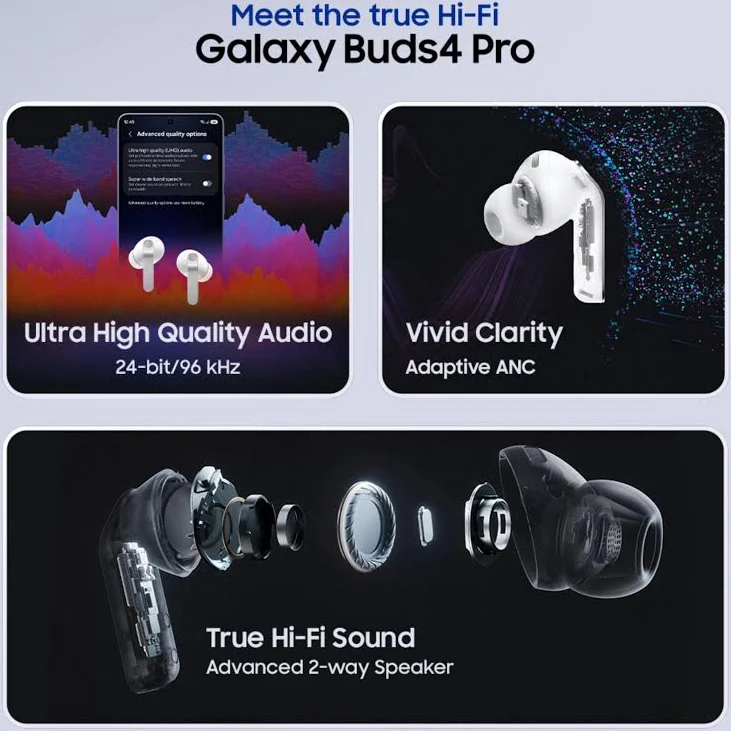 SAMSUNG GALAXY BUDS 4 WHITE SM-R540 thumbnail 18