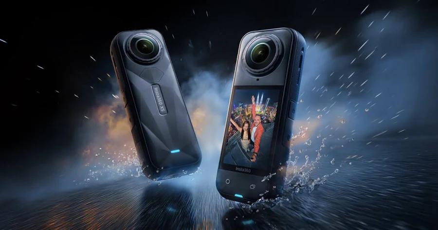 INSTA 360 X5 8K 360 ACTION CAMERA WHITE CINSAAHA thumbnail 9