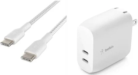 BELKIN BOOST CHARGE USB-C TO USB-A CABLE 3M WHITE CAB001BT3MWH thumbnail 5