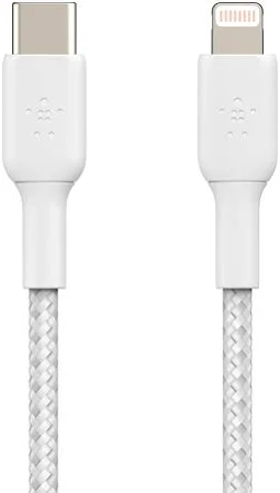BELKIN BOOST CHARGE USB-C TO USB-A CABLE 3M WHITE CAB001BT3MWH thumbnail 4