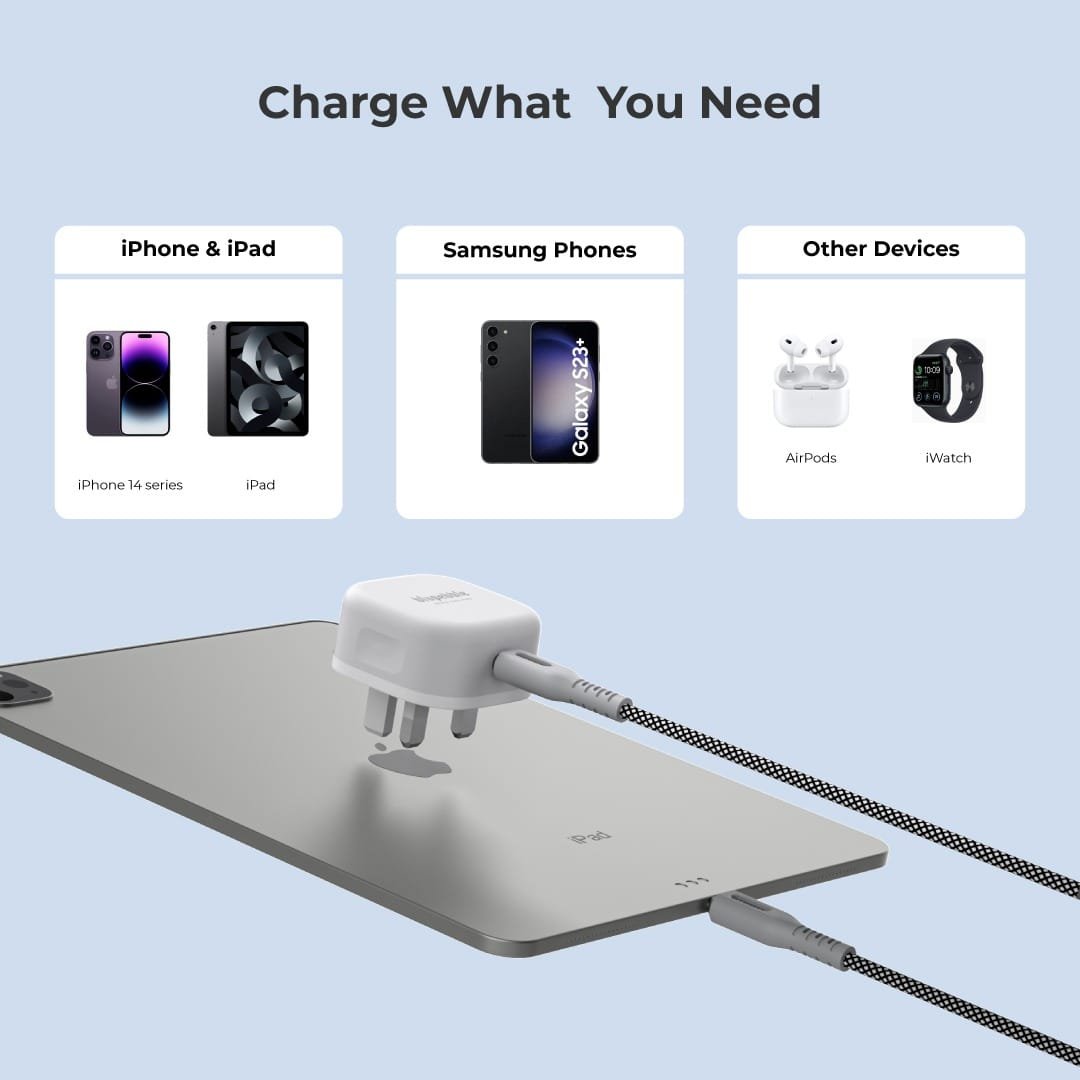 BluPebble Single Port PD GaN Fast Charging Charger 30W thumbnail 10