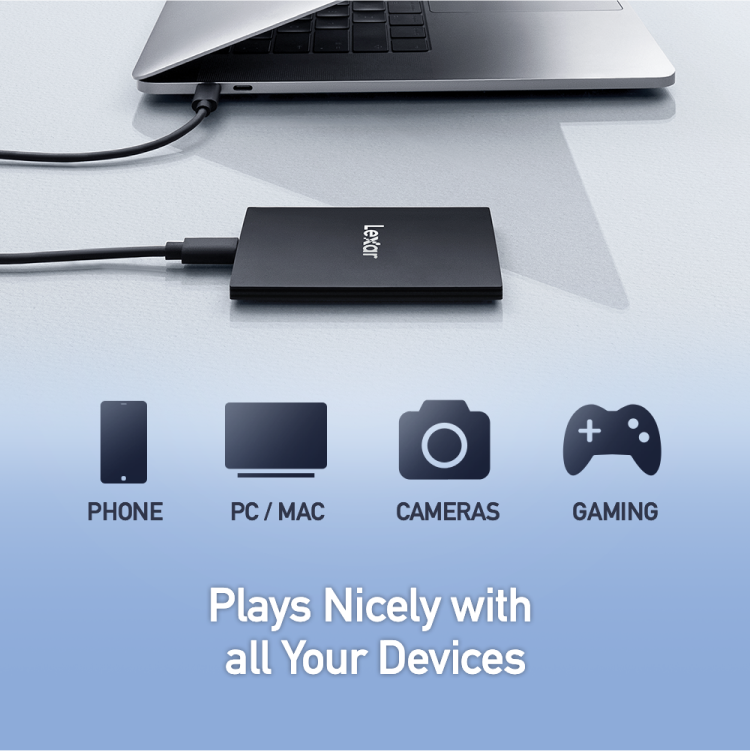LEXAR SL500 PORTABLE SSD WITH MAGNETIC SET 1TB USB3.2 GEN2X2 UP TO 2000MBS-1800MBS LSL500M001T-RNBNG thumbnail 8