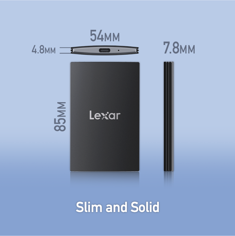 LEXAR SL500 PORTABLE SSD WITH MAGNETIC SET 1TB USB3.2 GEN2X2 UP TO 2000MBS-1800MBS LSL500M001T-RNBNG thumbnail 9