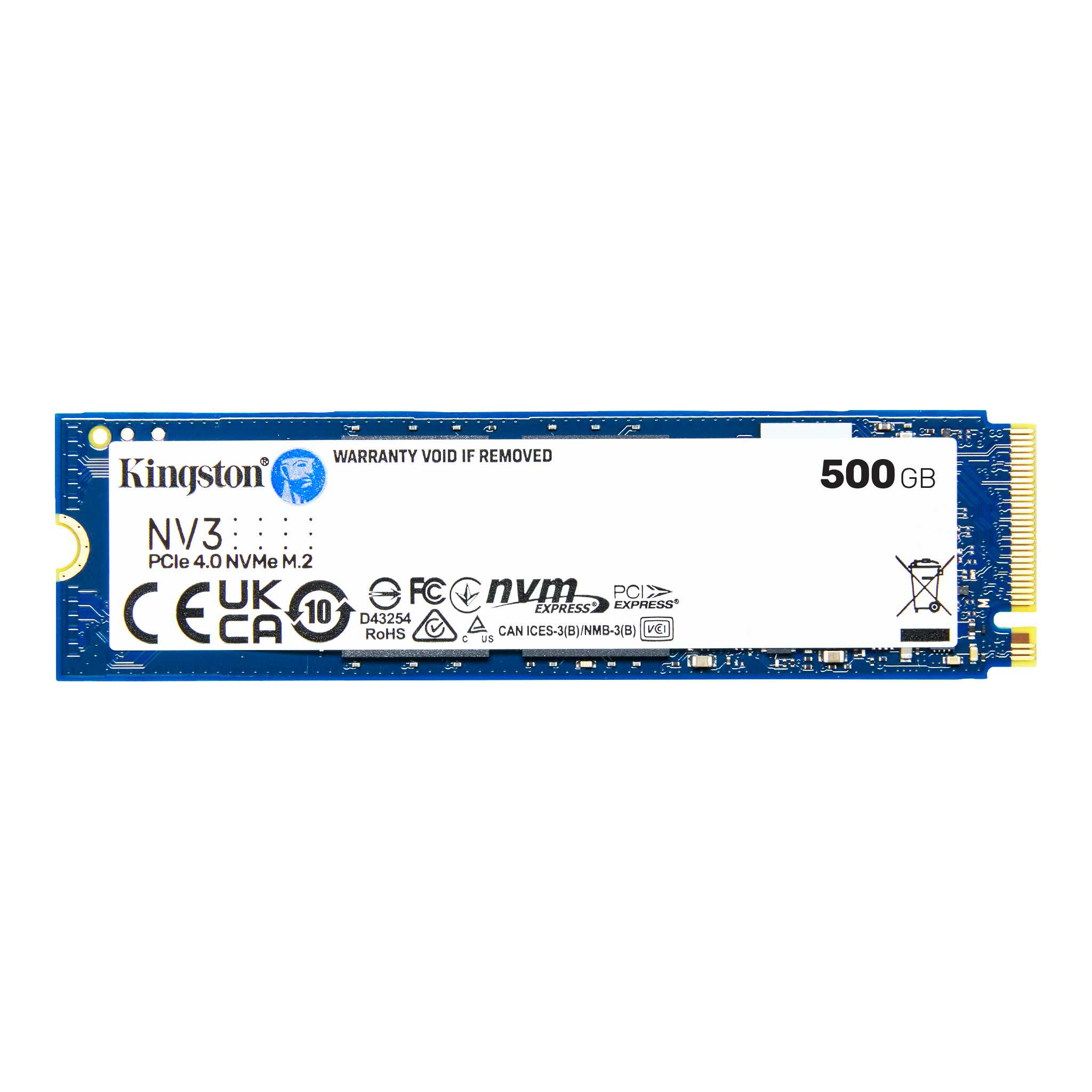 KINGSTON 500GB NV3 NVME M.2 PCIE 4.0 X 4 SSD SNV3S/500G thumbnail 5