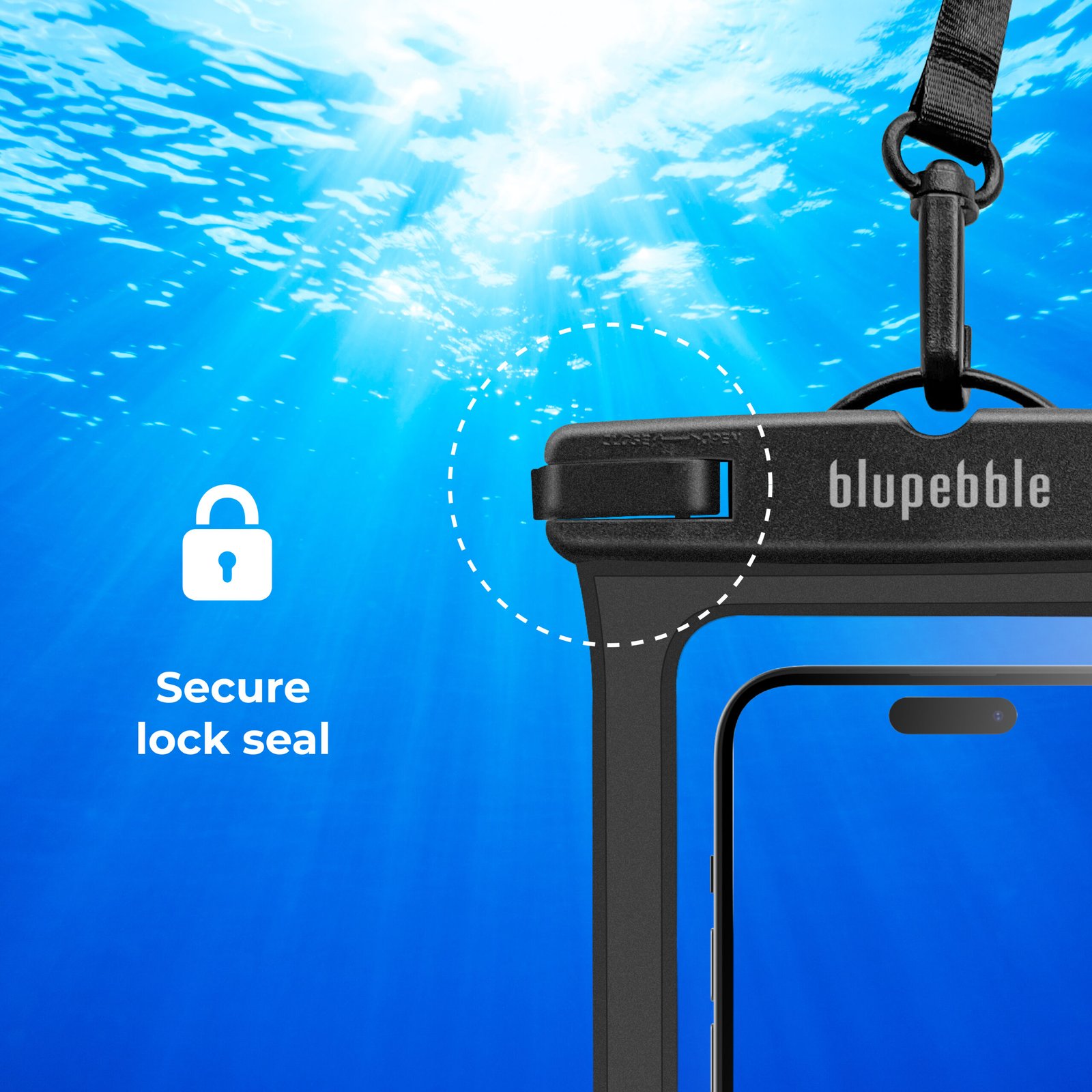 BLUPEBBLE SPLASH WATERPROOF BAG BLACK BP-SPLASH72-BK thumbnail 11