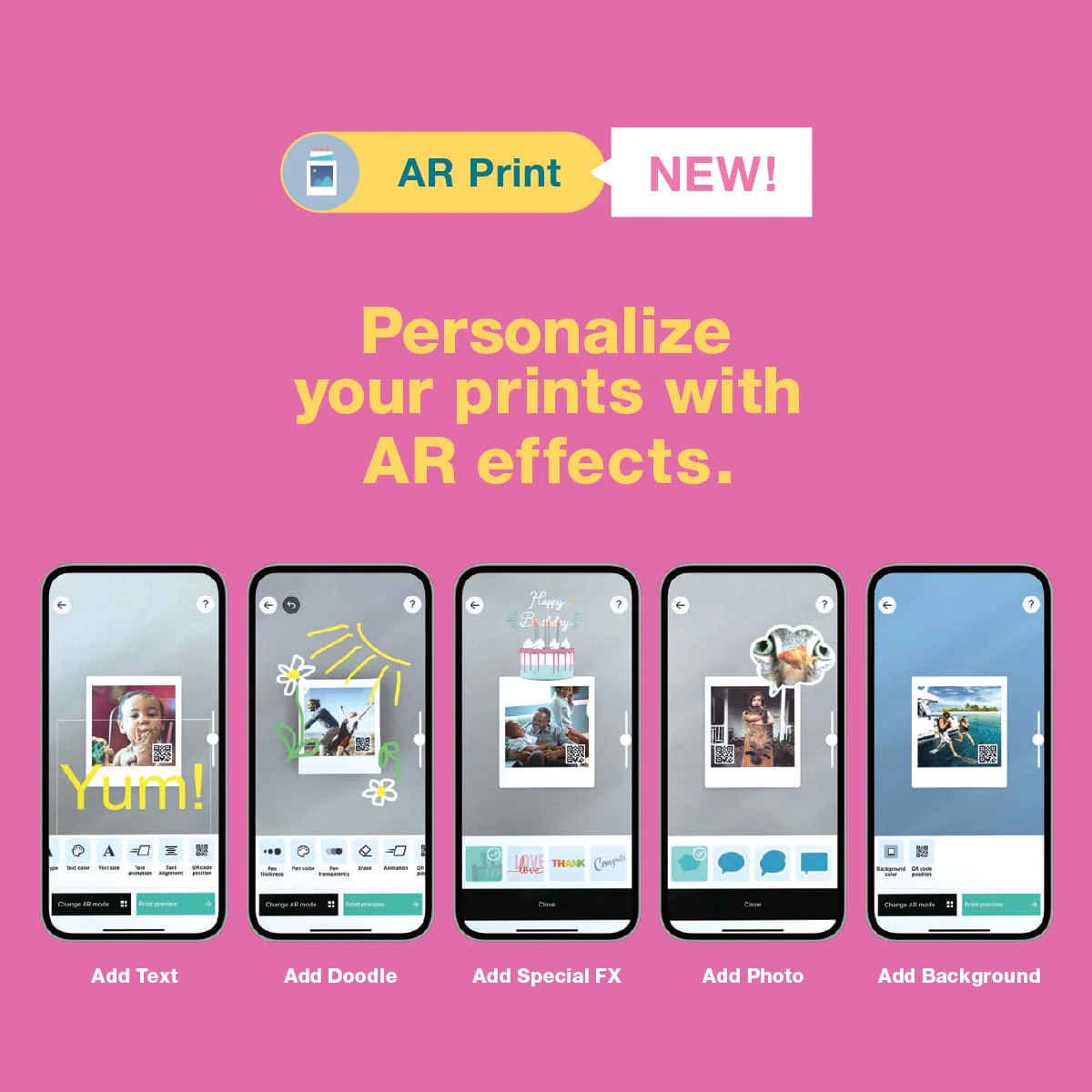 FUJIFILM INSTAX SQUARE LINK SMARTPHONE PRINTER WHITE thumbnail 13