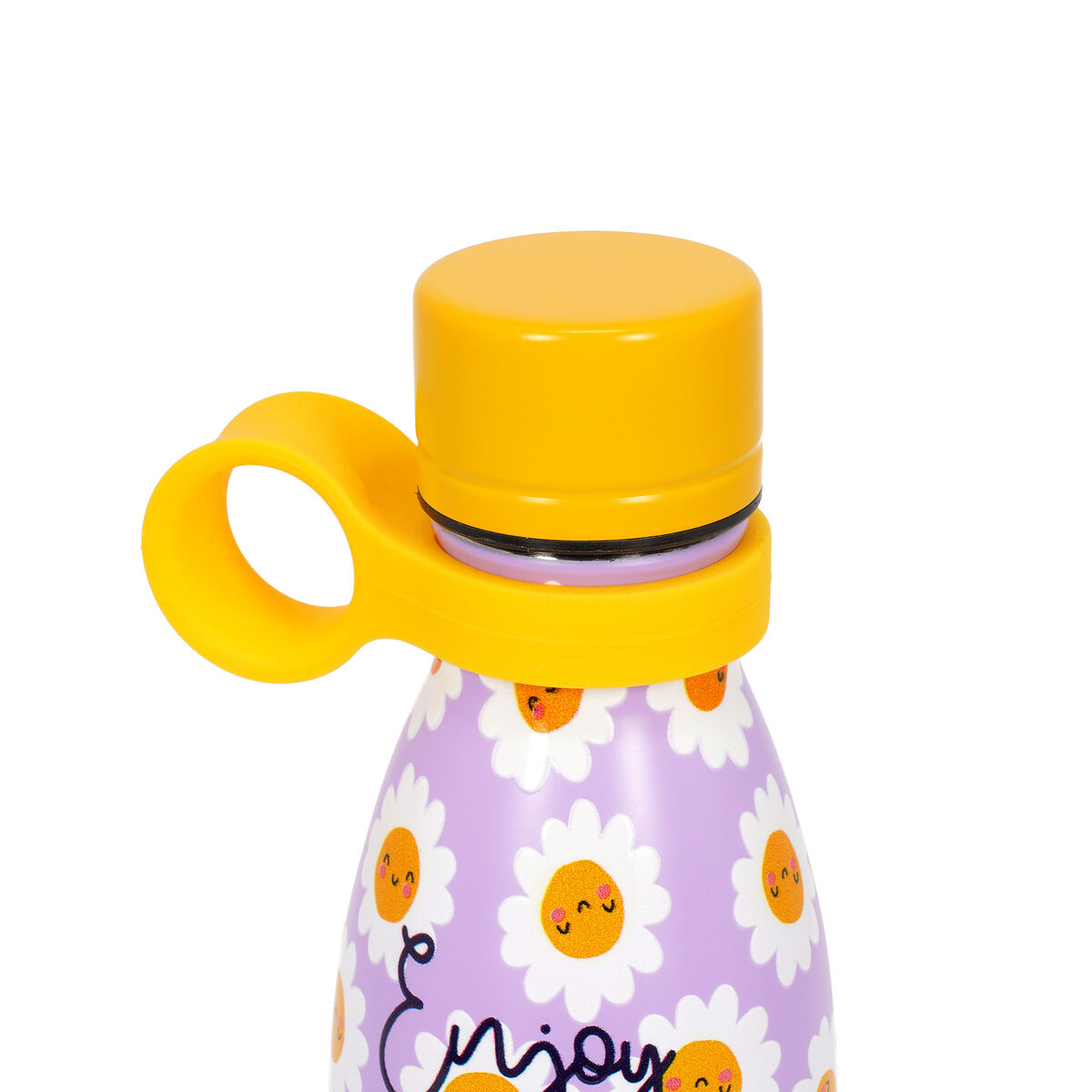 LEGAMI HOT AND COLD VACCUM BOTTLES ENJOY THE LITTLE THINGS 300ML YELLOW thumbnail 4