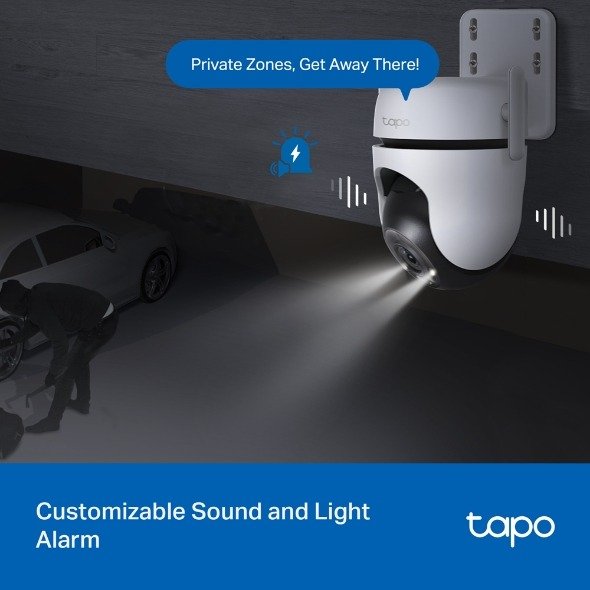 TP-Link Outdoor Pan Tilt Home Security WiFi Camera - Tapo C520WS thumbnail 16
