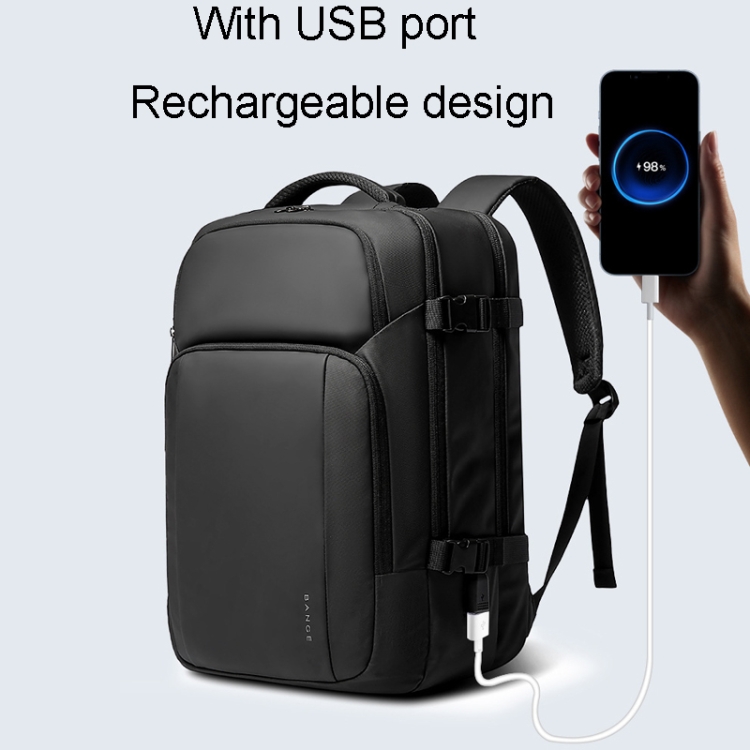 BANGE BACKPACK BLACK BG-7690 thumbnail 12