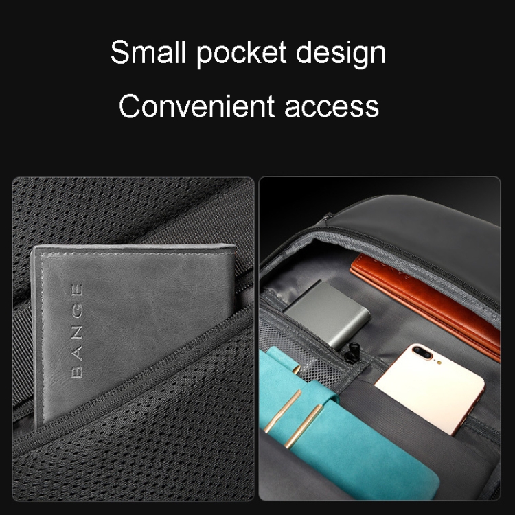 BANGE BACKPACK BLACK BG-7690 thumbnail 16