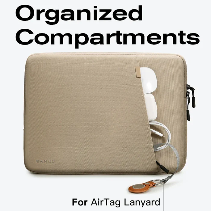 BANGE 14 LAPTOP BAG KHAKI BG-6801 thumbnail 14