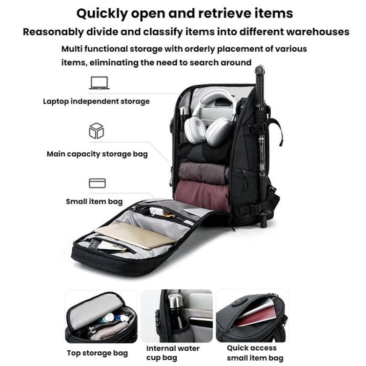 BANGE BACKPACK BLACK BG-FW226 thumbnail 14