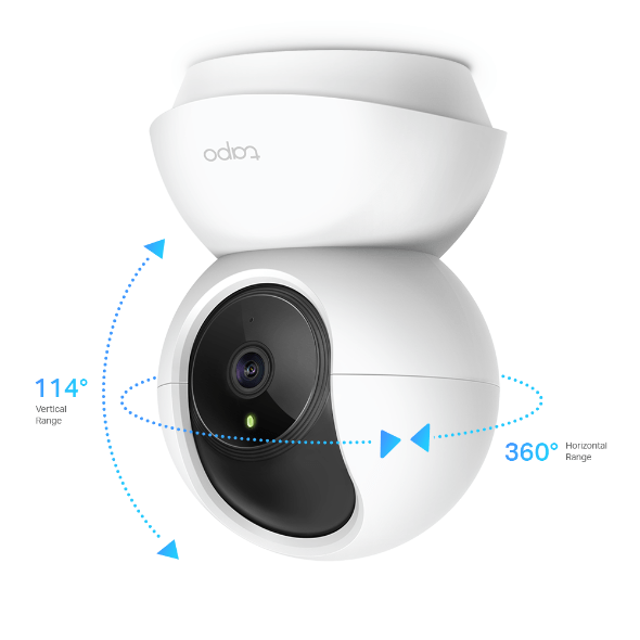 TP-Link Pan/Tilt Home Security WiFi Camera - Tapo TC70 thumbnail 8