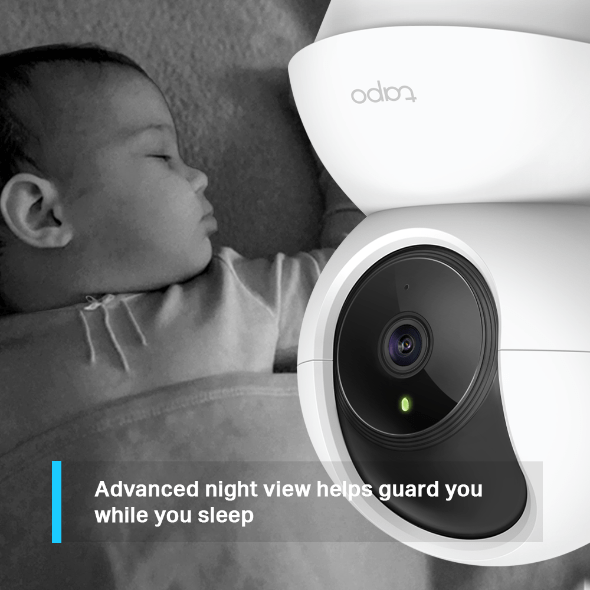 TP-Link Pan/Tilt Home Security WiFi Camera - Tapo TC70 thumbnail 7