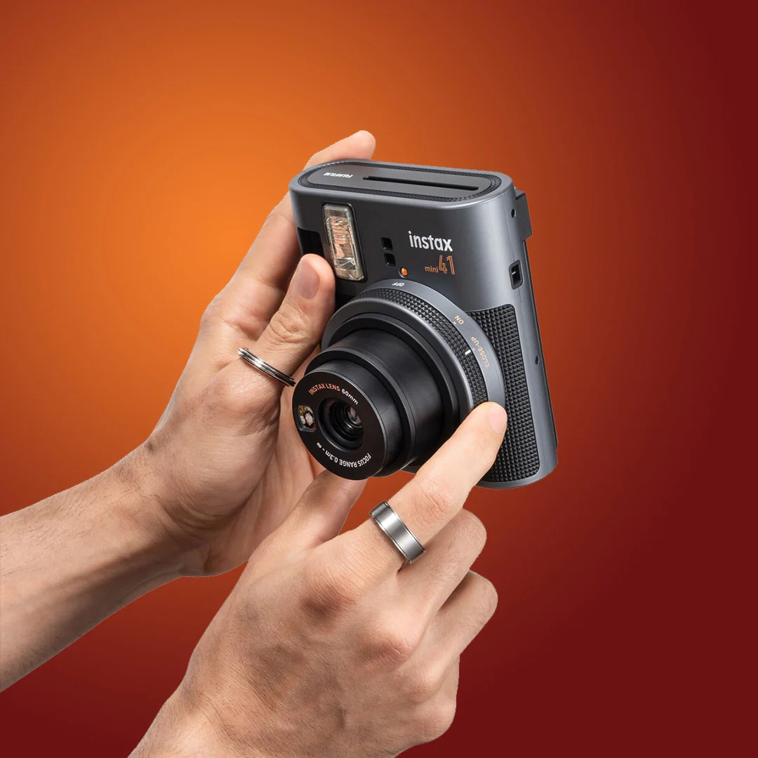 FUJIFILM INSTAX MINI 41 INSTANT CAMERA BLACK thumbnail 8