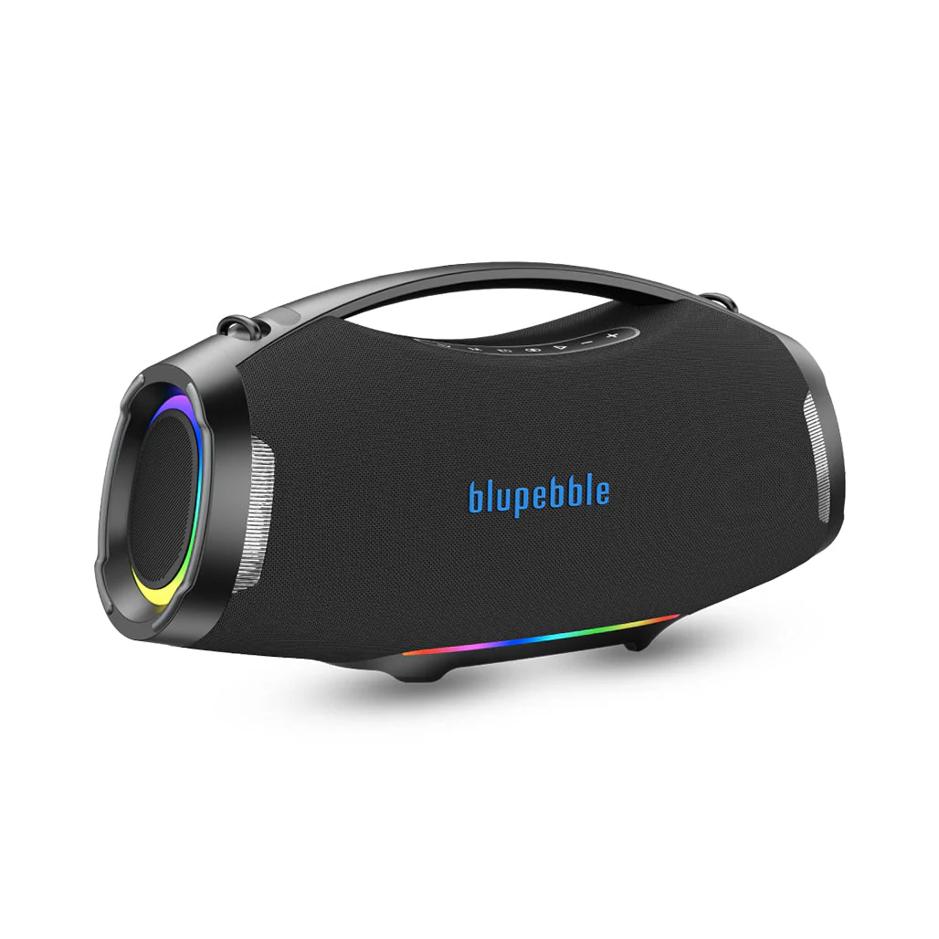 BLUPEBBLE THUNDERSTORM PORTABLE WIRELESS SPEAKER BLACK BP-TNDRSTRM-BK thumbnail 9