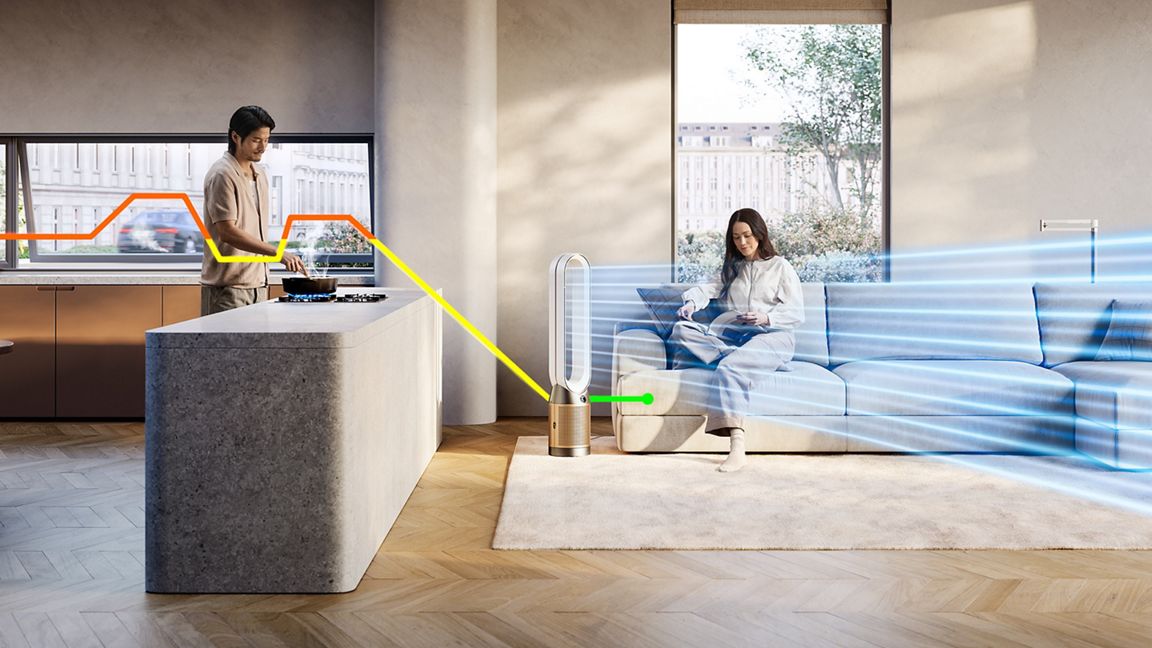 DYSON PURIFIER COOL PC2 DE-NOX WHITE GOLD TP12 thumbnail 10
