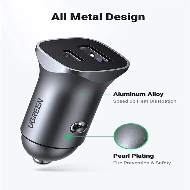 UGREEN 2 PORT FAST CAR CHARGER 30W 25845 thumbnail 6
