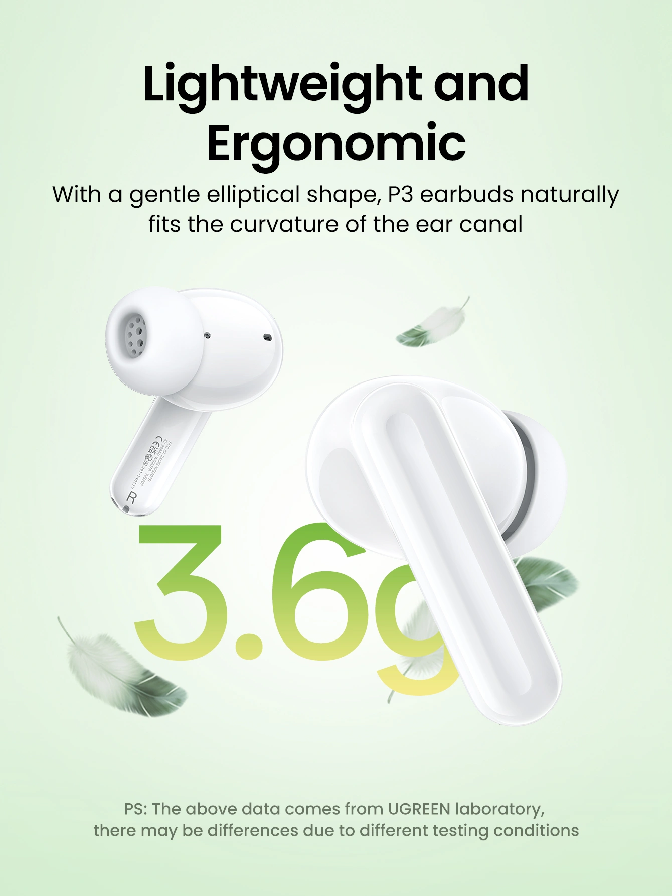 UGREEN HITUNE P3 TRUE WIRELESS EARBUDS WHITE 45110 thumbnail 20