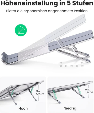 UGREEN FOLDABLE LAPTOP STAND 40289 thumbnail 3