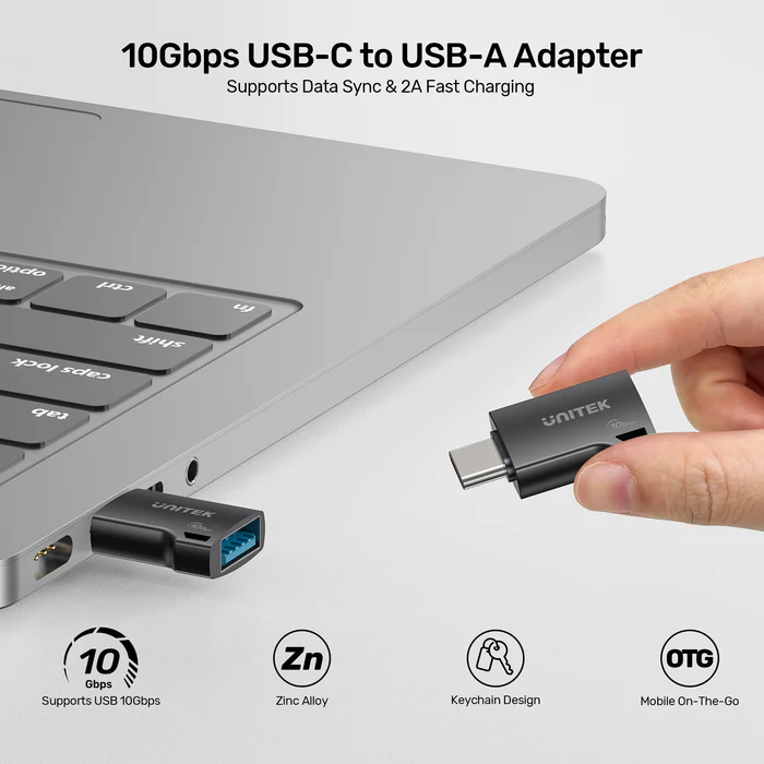 UNITEK 10GBPS USB-C TO USB-A ADAPTER A1048ABK01 thumbnail 30