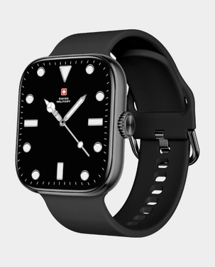 SWISS MILITARY ALPS 4 SMART WATCH BLACK WITH SWISS MILITARY VICTOR 3 BUDS thumbnail 5