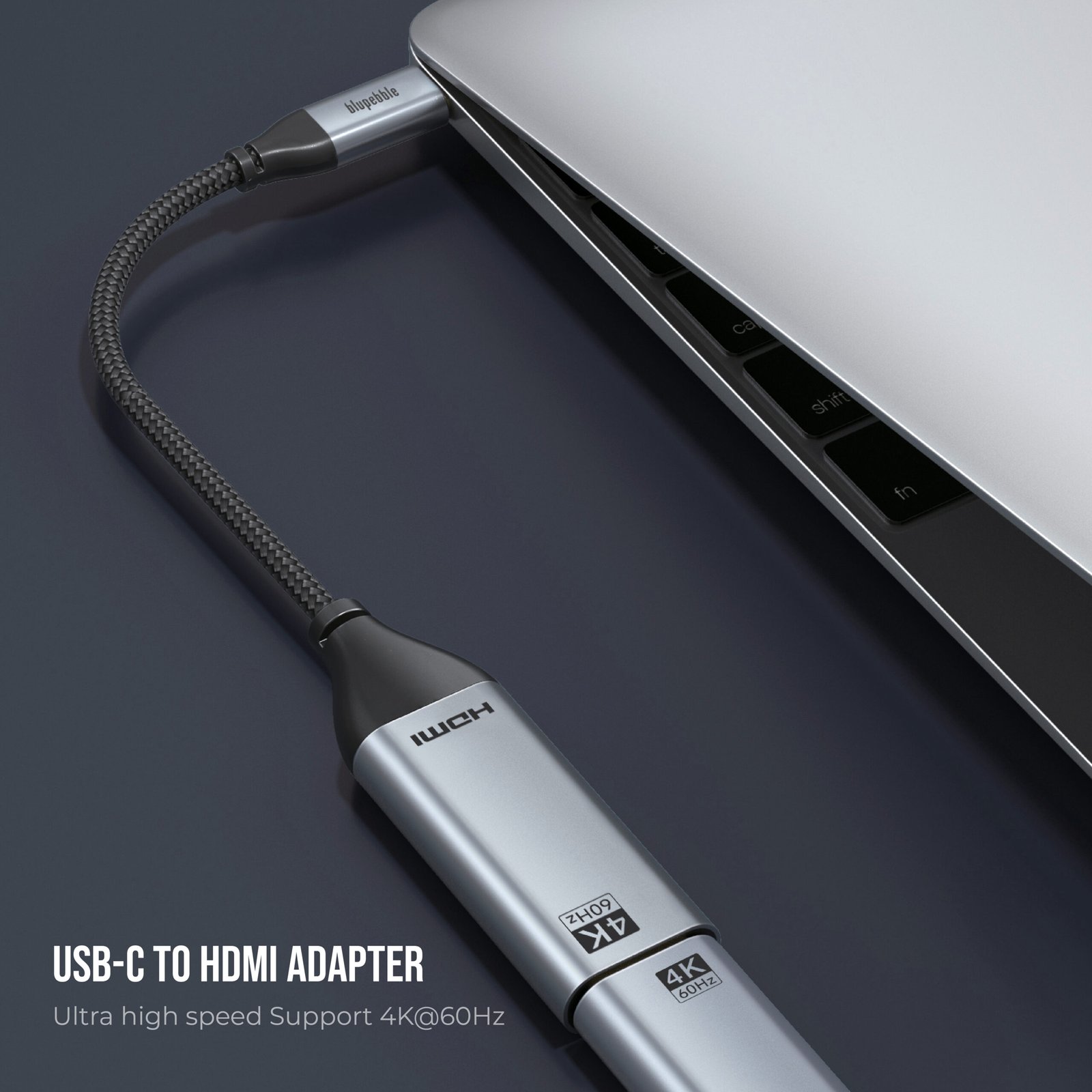 BLUPEBBLE USB TYPE C TO HDMI CABLE ADAPTER 0.2 MM BP-160-PU31CMHDFN1S-GY thumbnail 10