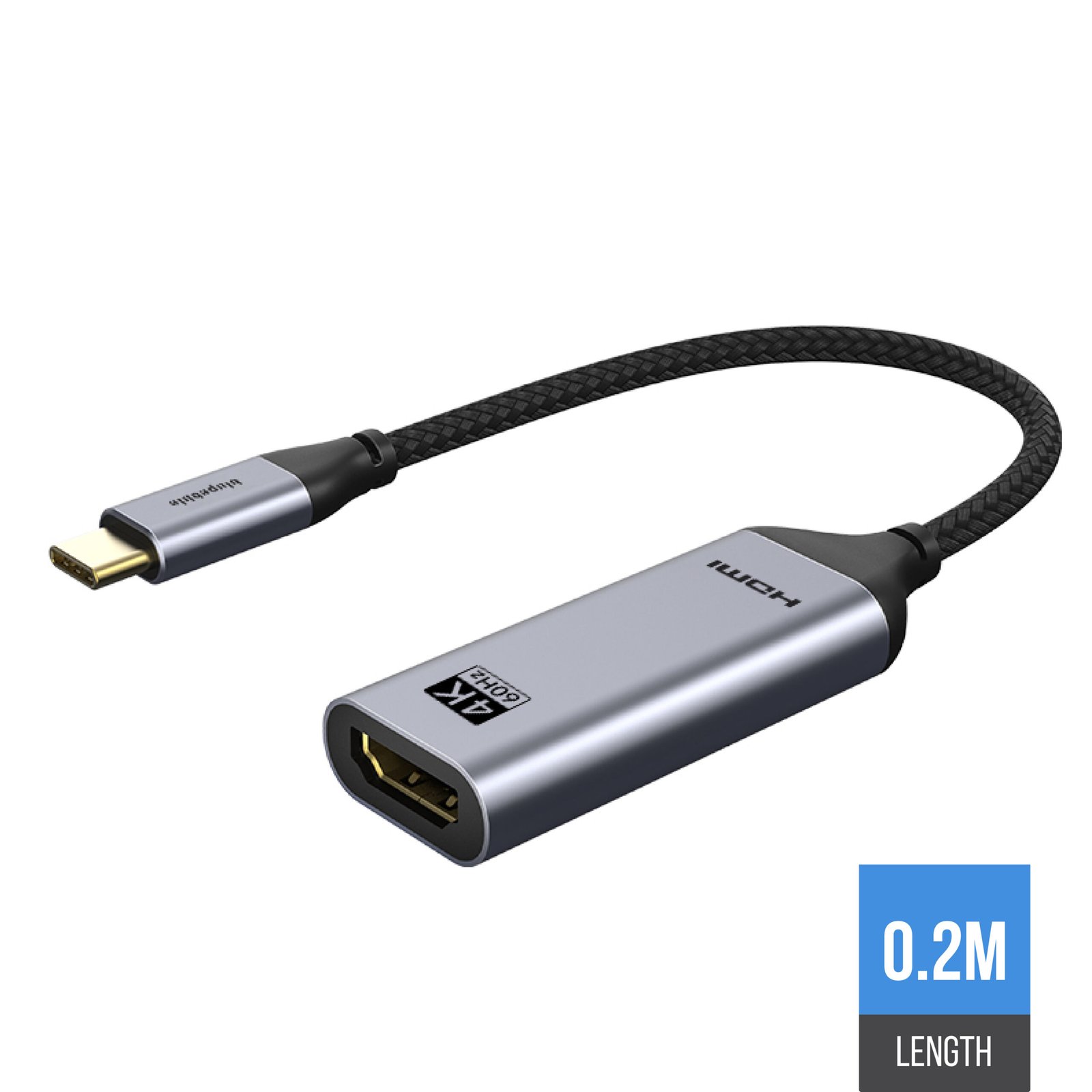 BLUPEBBLE USB TYPE C TO HDMI CABLE ADAPTER 0.2 MM BP-160-PU31CMHDFN1S-GY thumbnail 9