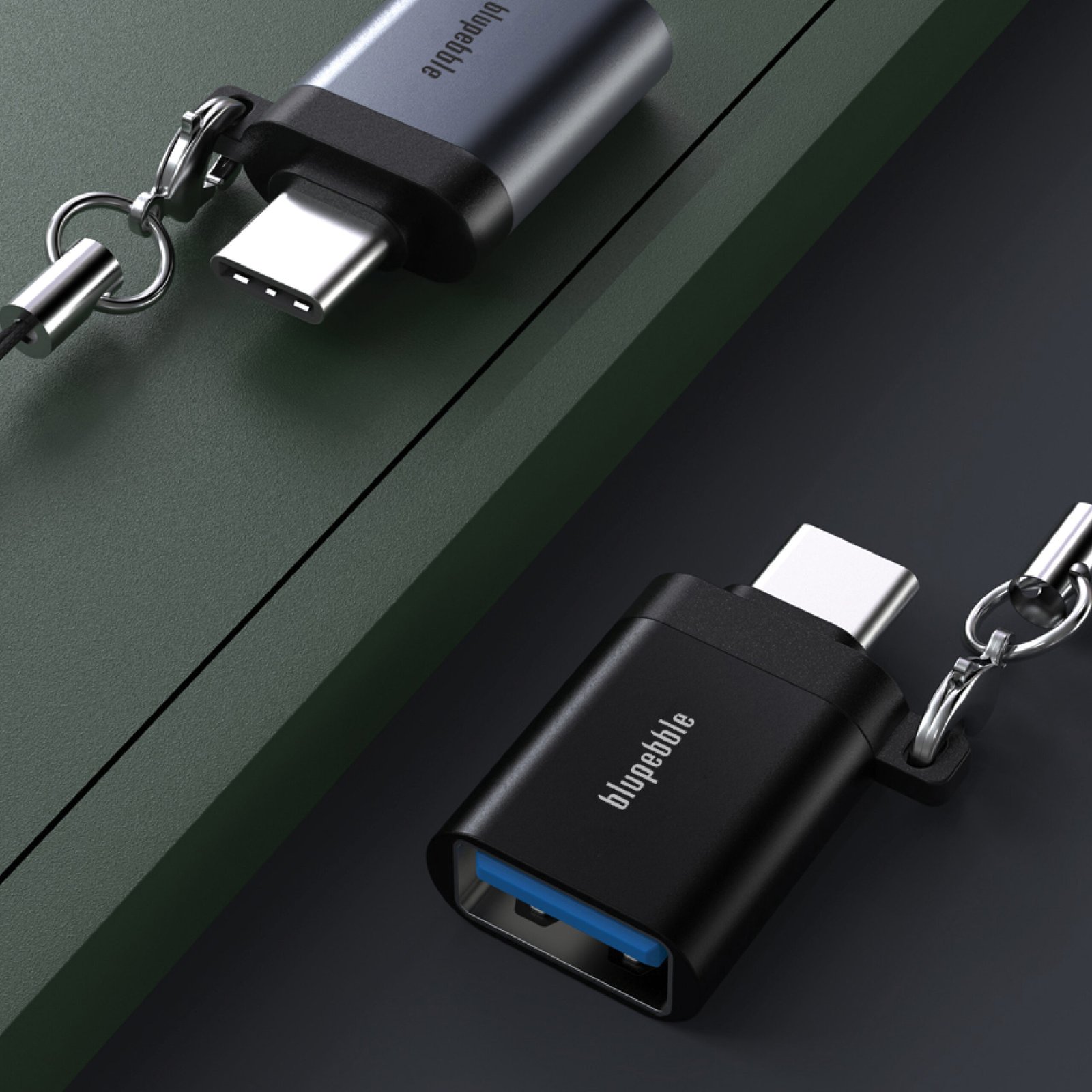 BLUPEBBLE USB-C MALE TO USB 3.0 A FEMALE OTG ADAPTER thumbnail 6
