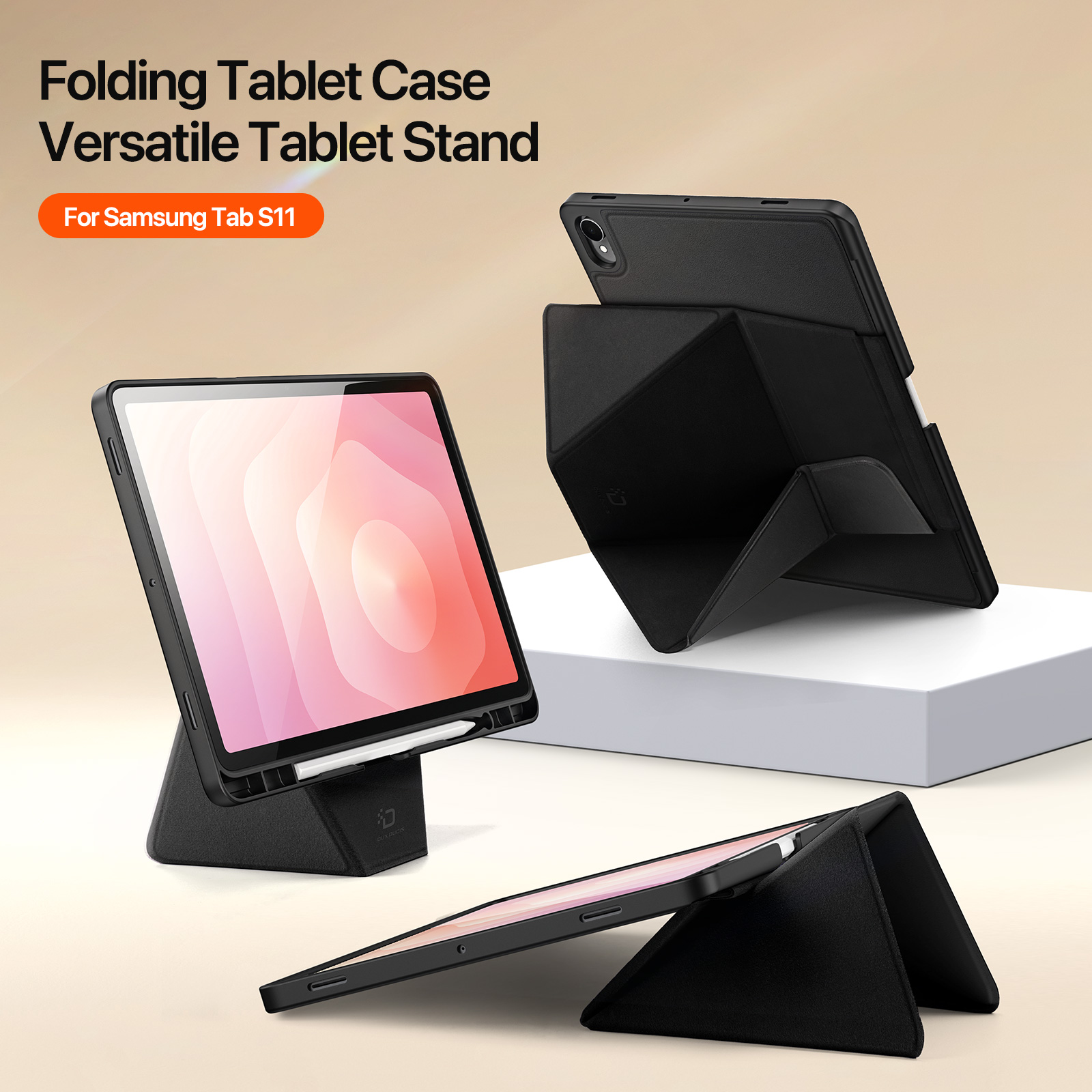 DUXDUCIS SAMSUNG TAB S11 VERS SERIES CASE BLACK VERS0023 thumbnail 7