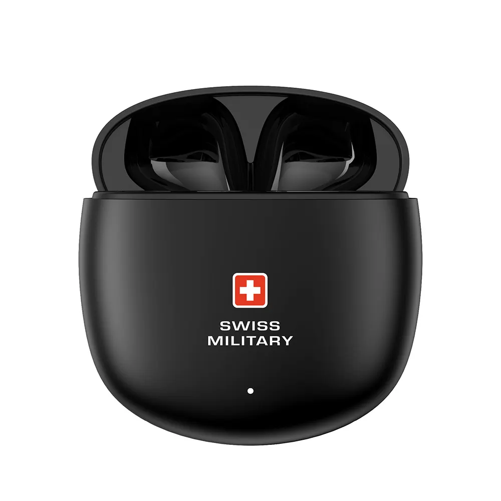 SWISS MILITARY VICTOR 6 HIGH BASS TRUE WIRELESS EARBUDS BLACK SM-TWS-VICTOR6-BLK thumbnail 3