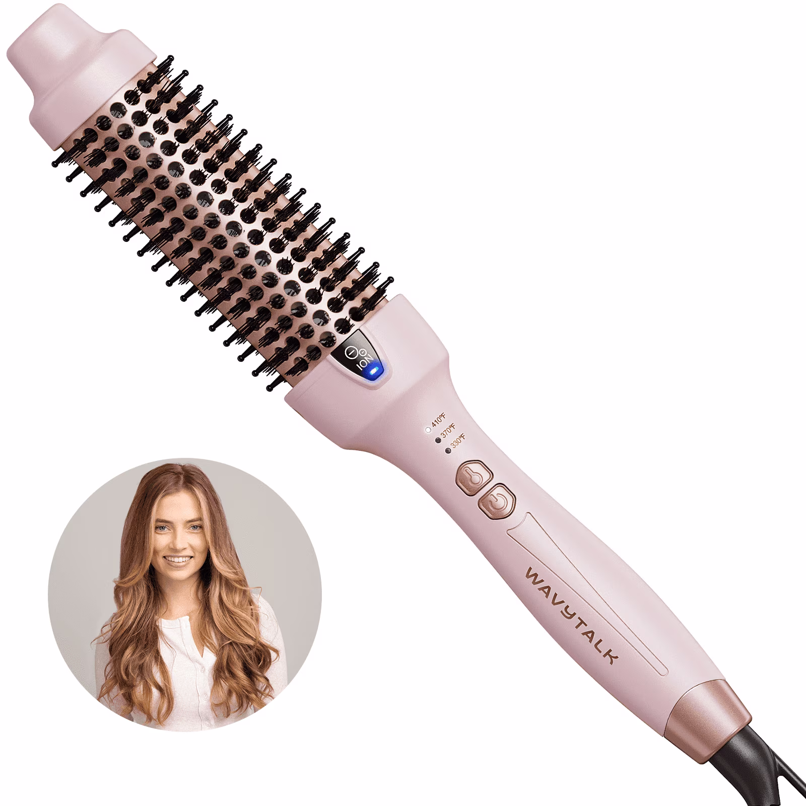 WAVYTALK BLOWOUT EXPRESS IONIC THERMAL BRUSH PINK T186DI-38
