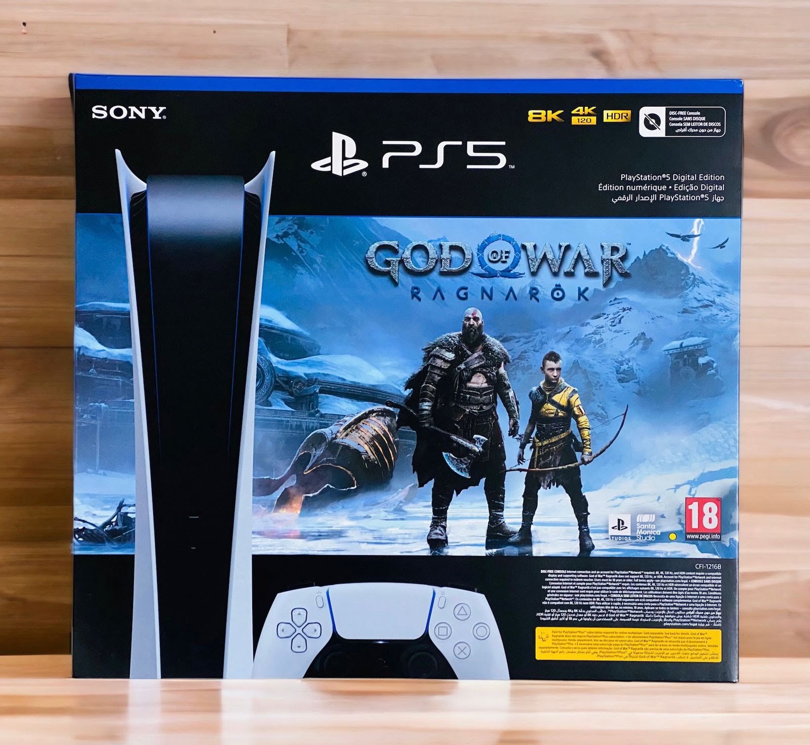 SONY PLAYSTATION 5 8K DIGITAL GOD OF WAR RAGNROK CFI-1216B thumbnail 3