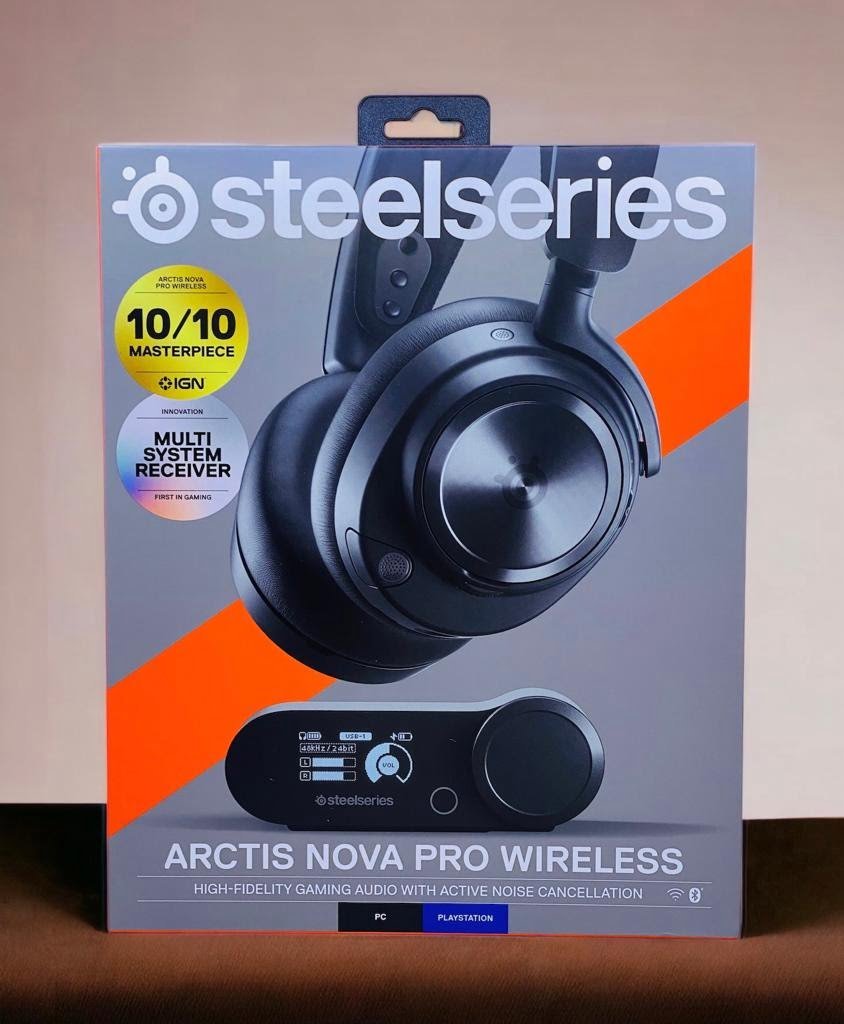 STEELSERIES ARCTIS NOVA PRO WIRELESS GAMING HEADSET BLACK 61520 thumbnail 3