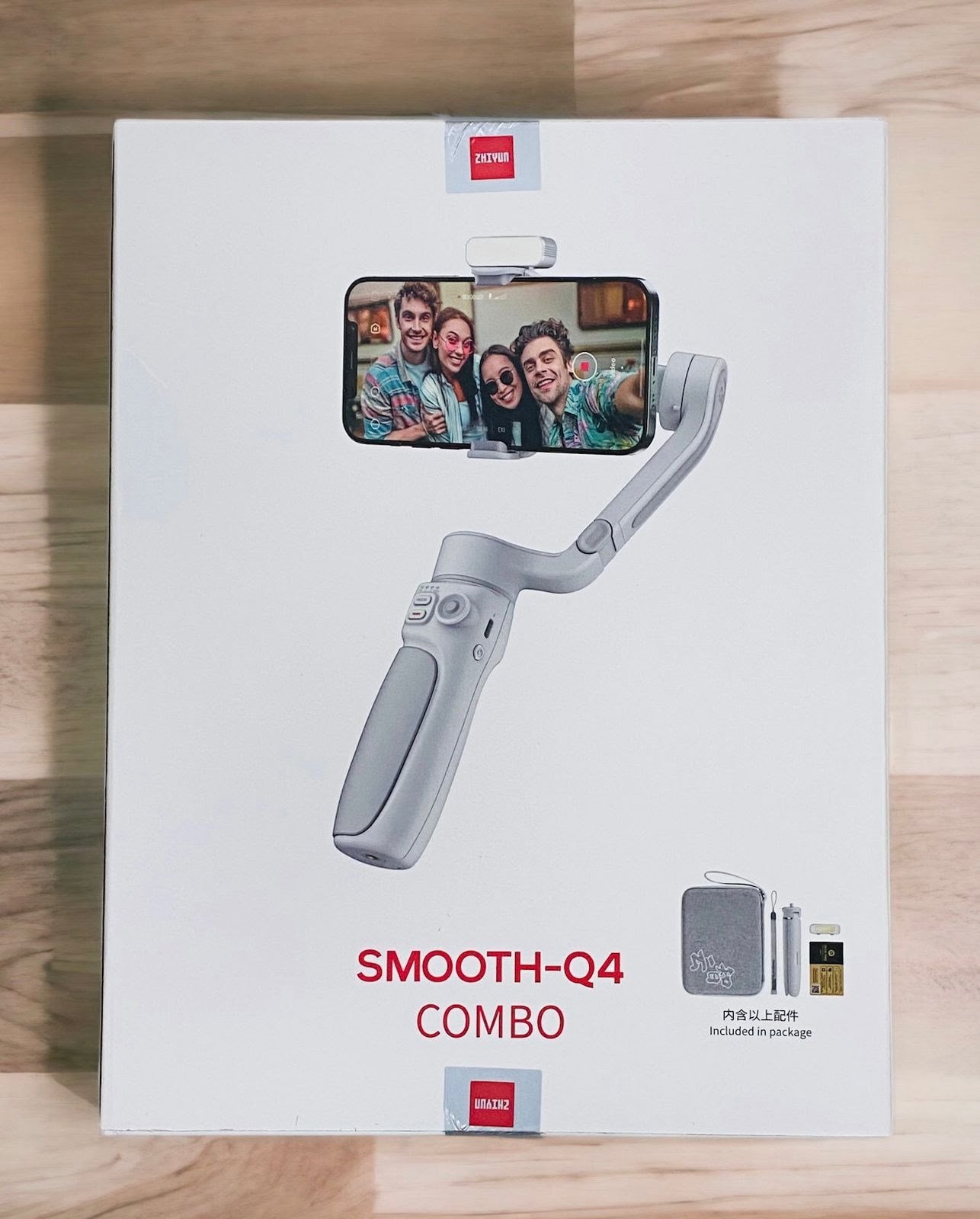 ZHIYUN SMOOTH-Q4 COMBO SMARTPHONE GIMBAL STABILIZER GREY thumbnail 5