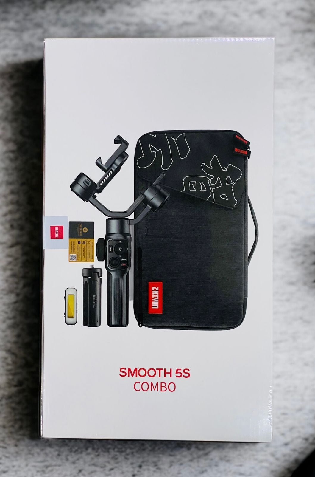 ZHIYUN SMOOTH 5S COMBO 3-AXIS GIMBAL STABILIZER MAGNETIC LIGHT FOR SMARTPHONE GREY thumbnail 3