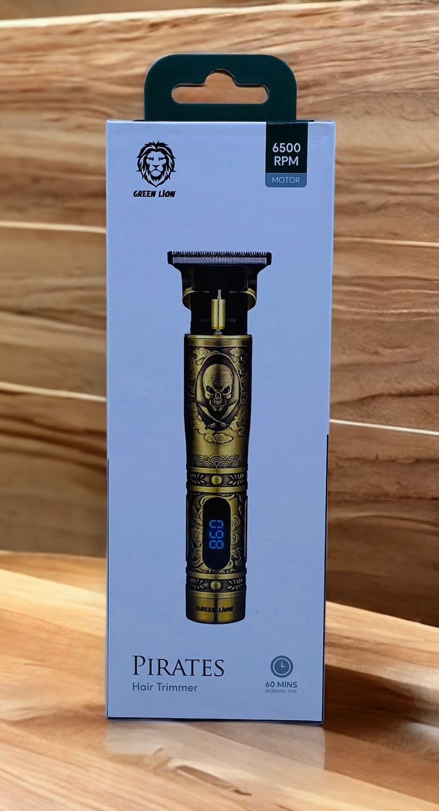 GREEN LION PIRATES HAIR TRIMMER 600MAH 6500RPM GOLD GNPHTMRGD thumbnail 3