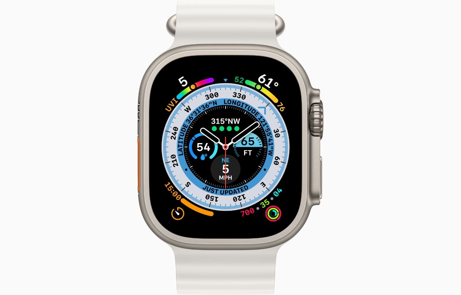 APPLE WATCH ULTRA 49MM TITANIUM WHITE OCEAN thumbnail 5