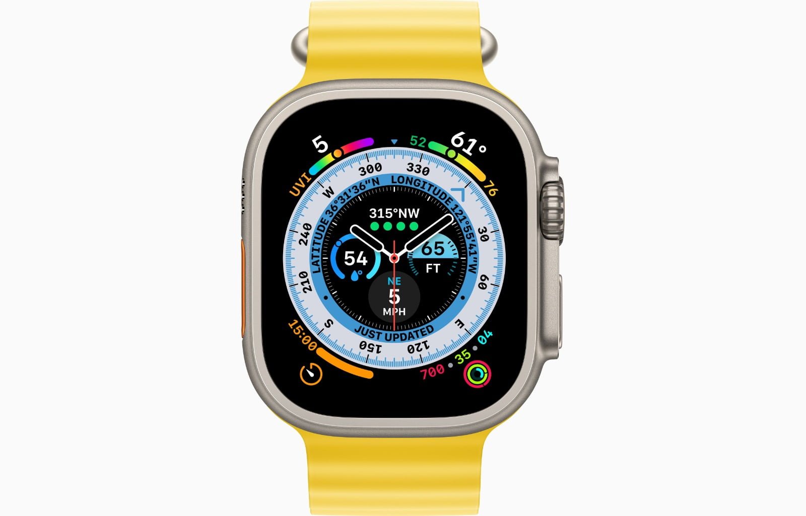 APPLE WATCH ULTRA 49MM TITANIUM YELLOW OCEAN thumbnail 4