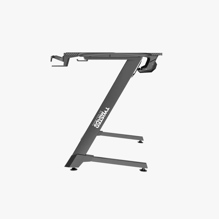 TWISTED MINDS Z SHAPED GAMING DESK CARBON FIBER TEXTURE RGB TM-Z-1060-RGB thumbnail 5