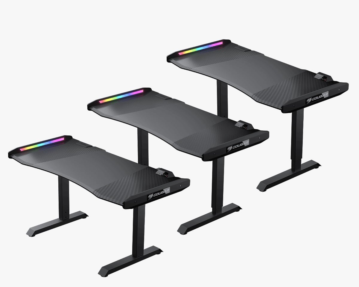 COUGAR MARS PRO 150 GAMING DESK BLACK CG-DESK-MARS150-PRO thumbnail 12