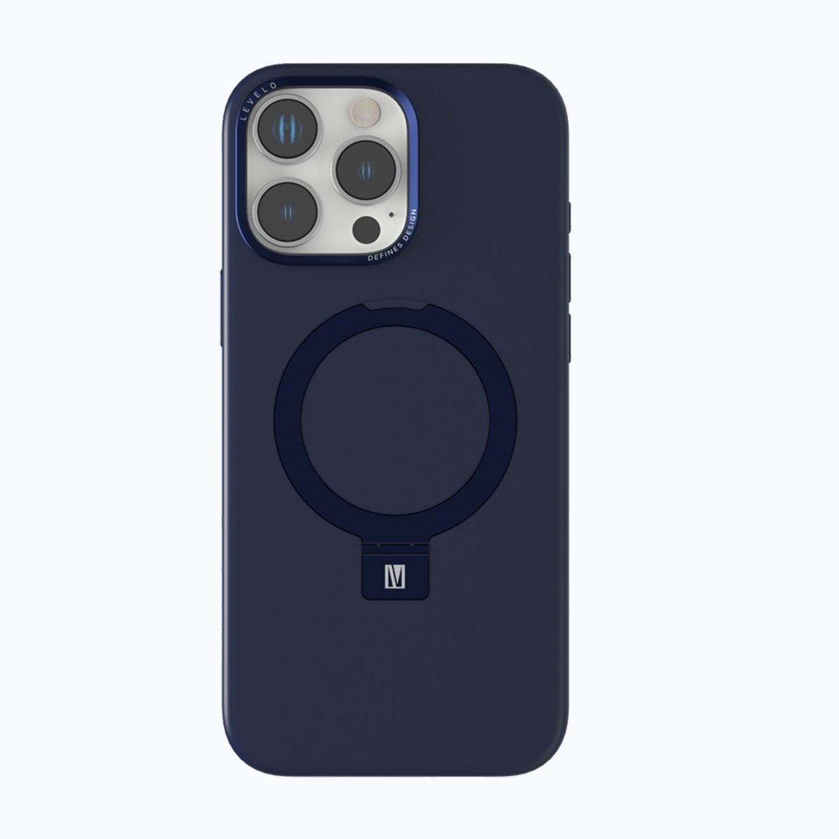 LEVELO IPHONE 16 PRO MAX IRIS PRO MAGSAFE LIQUID SILICONE CASE BLUE LVLIPSC16PMBL thumbnail 6