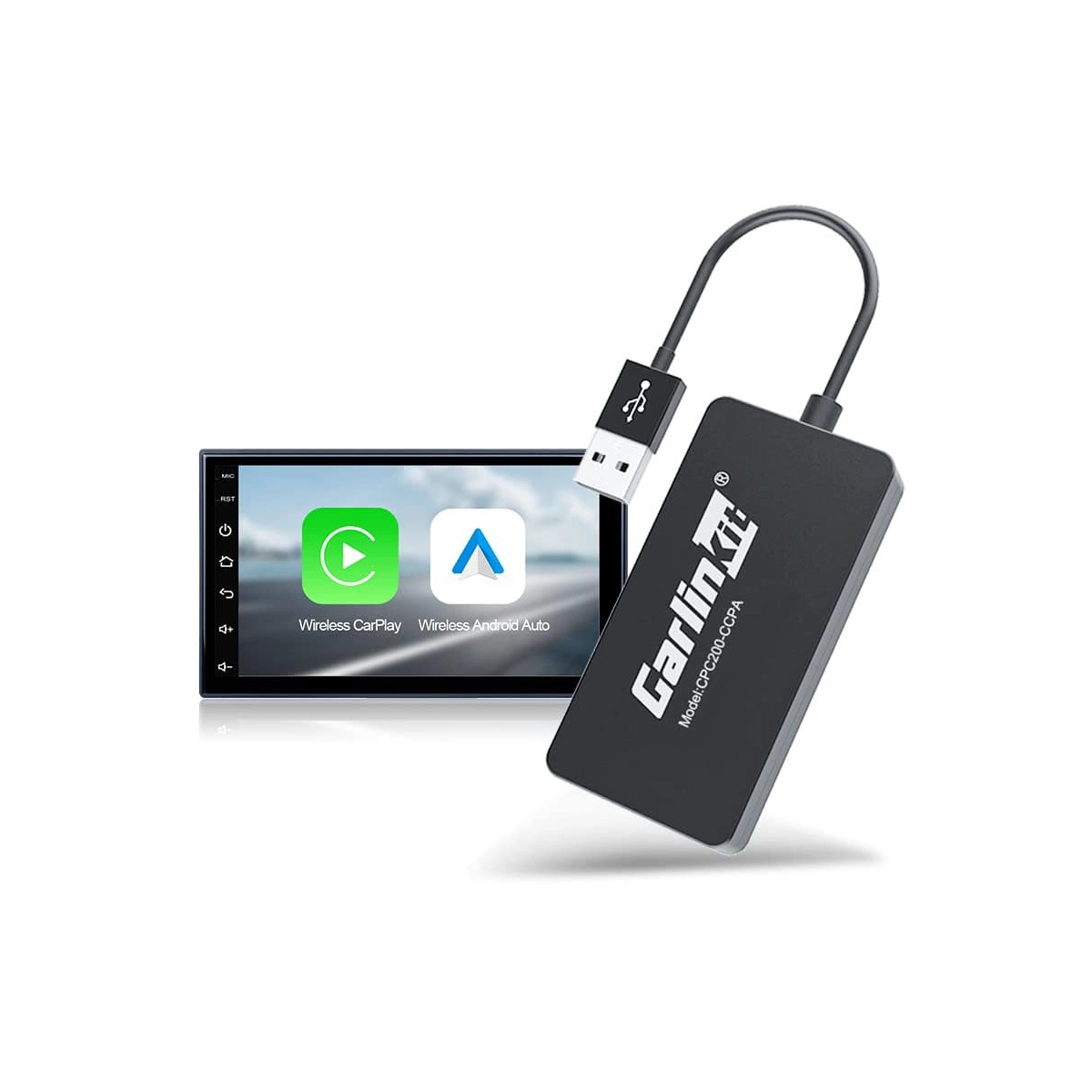 CARLINKIT MULTIMEDIA WIRELESS CARPLAY ANDROID AUTO ADAPTER DONGLE CPC200-CCPA thumbnail 5