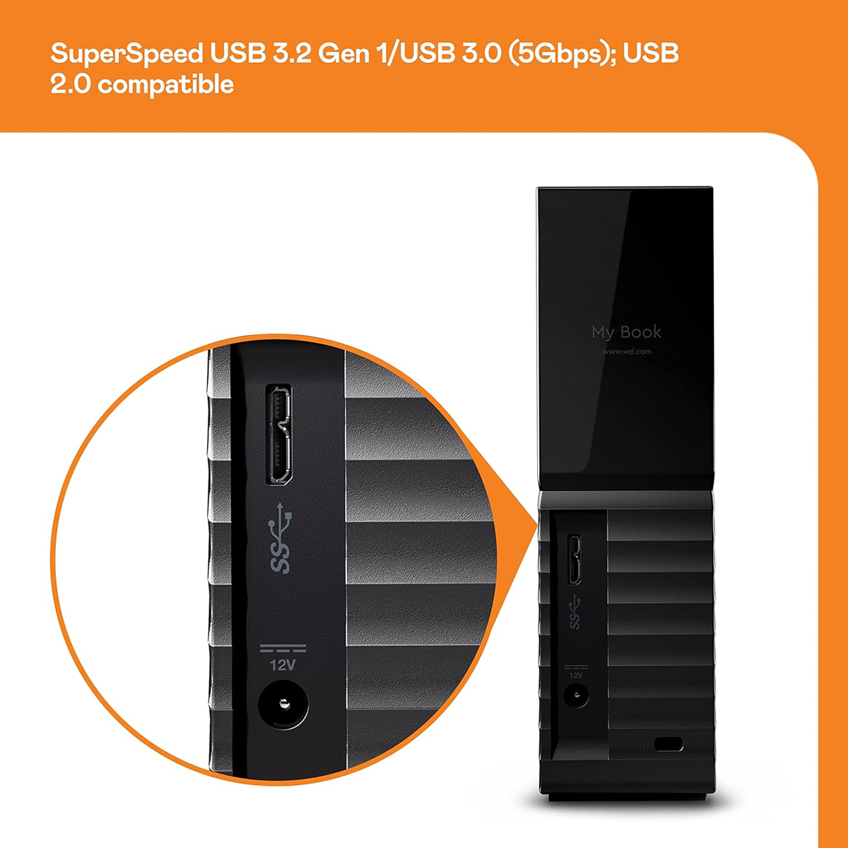 WD ESSENTIAL MY BOOK 14TB USB WDBBGB0140HBK thumbnail 7